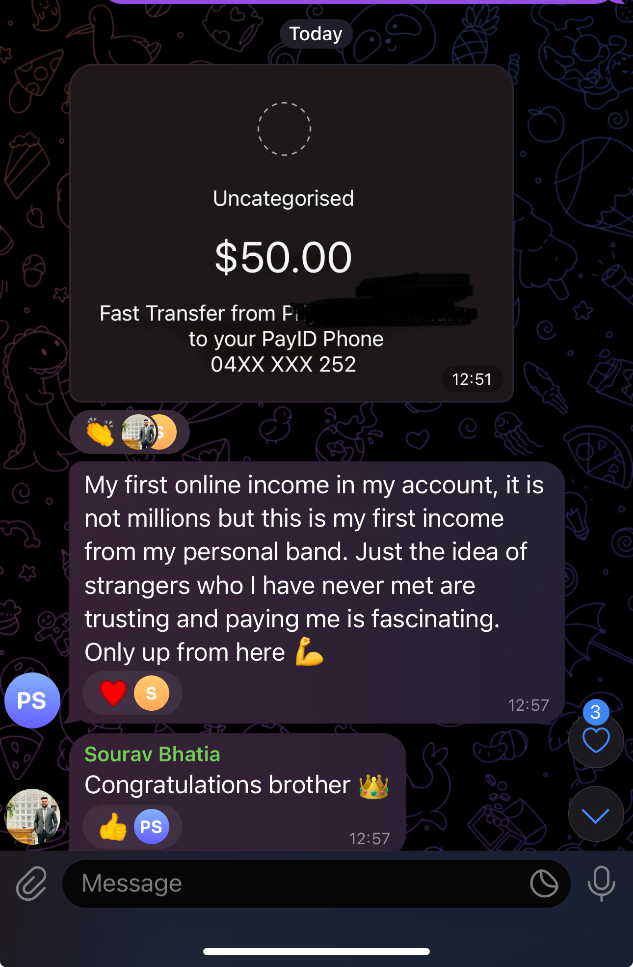 First online income